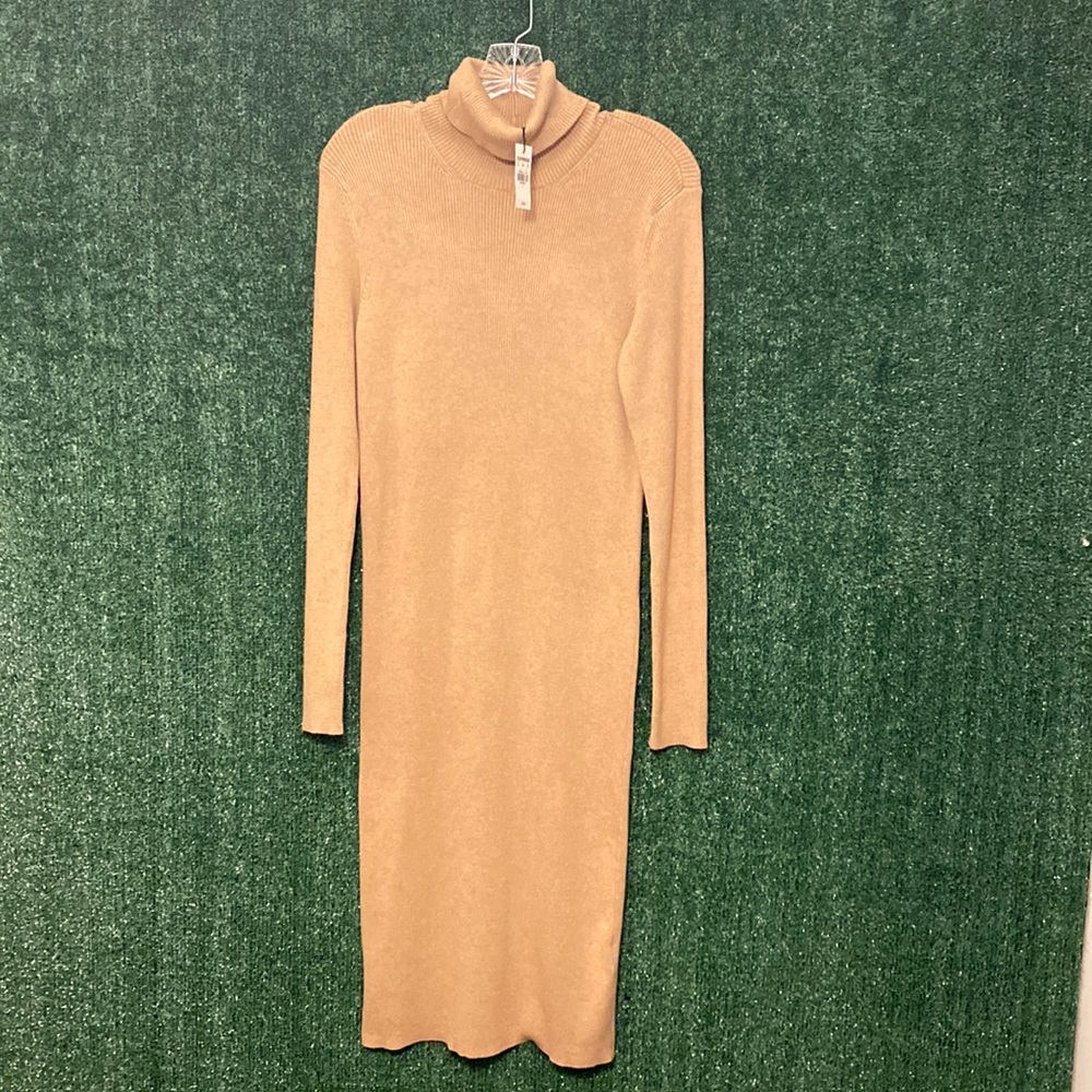 NWT Ribbed Turtleneck Dress